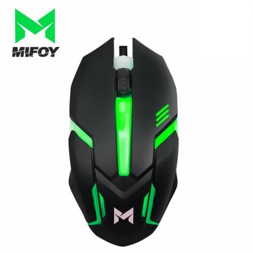 mifoy M10 Souris Filaire Optique USB Effet Lumineuse RGB E-sport pour Ordinateur