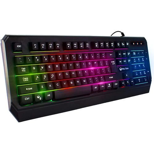 Meetion RGB Clavier Gaming Azerty Semi Mécanique Résistant à l'eau