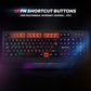 Meetion RGB Clavier Gaming Azerty Semi Mécanique Résistant à l'eau