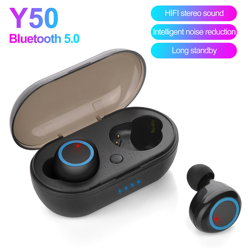 Y50 TWS Bluetooth 5.0 Écouteurs Stéréo sans Fil Casque 2022